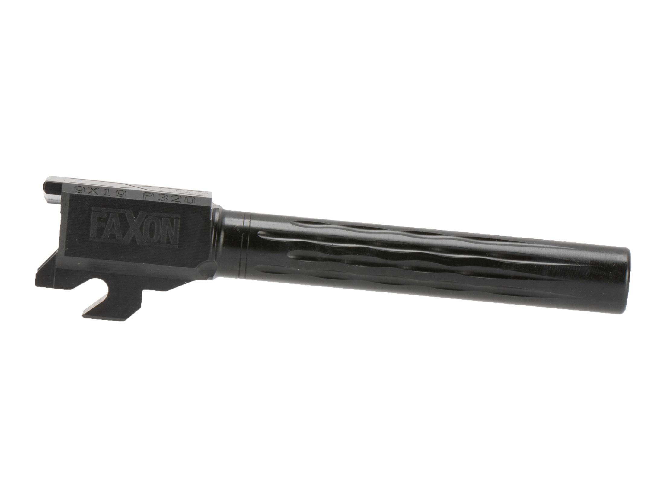 Faxon Firearms Sig P320 Full Size Flame Fluted Barrel Nitride 320B910NFLOQN